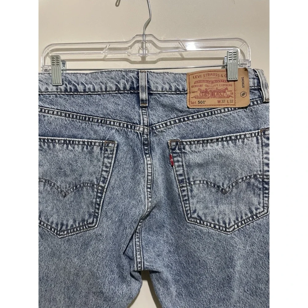 Levi's 501 Skateboarding Jeans Patchwork Cut And Shut! Sz 32x32 NWOT!